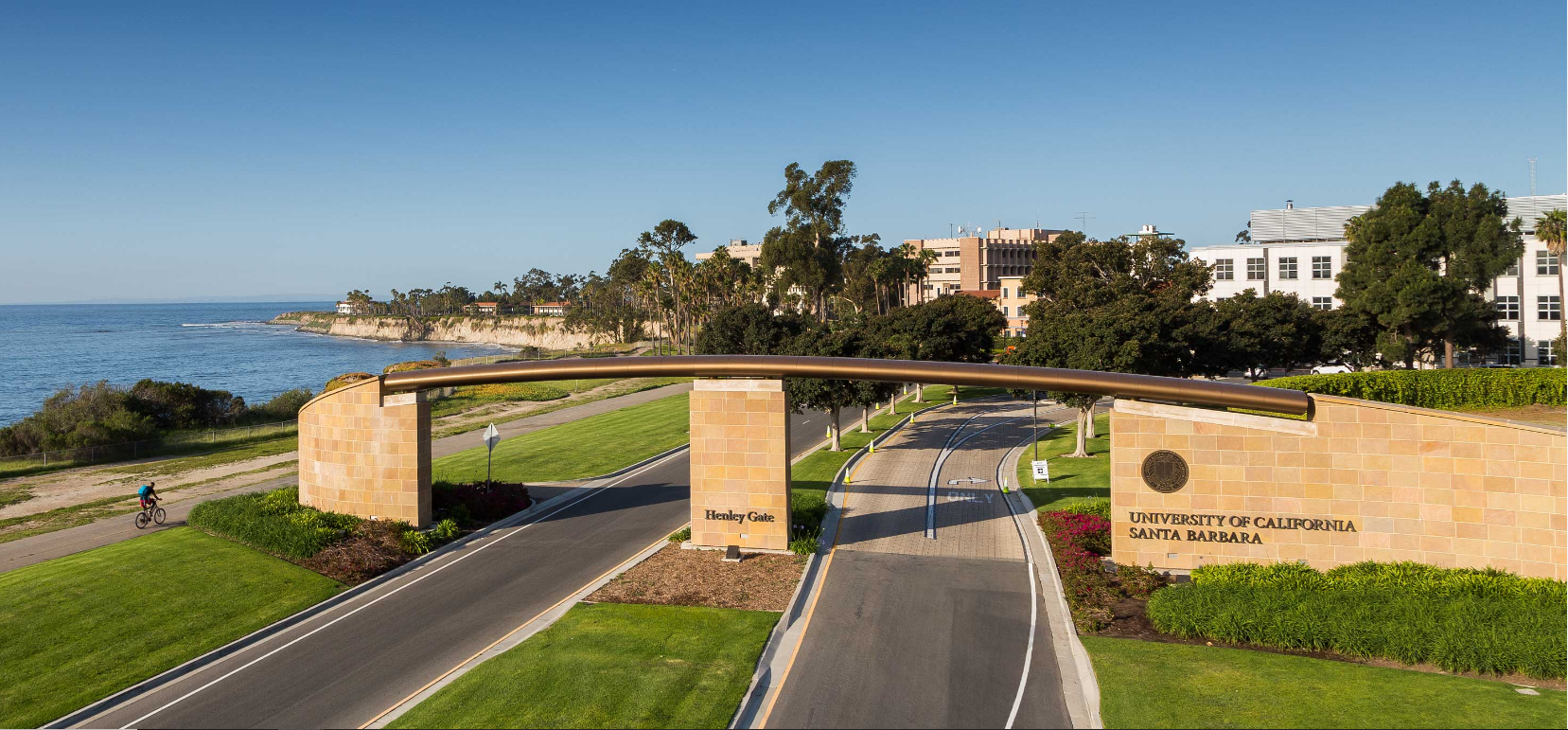 Henley Gate entrance to UCSB campus