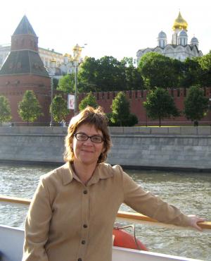 This is a photo of Professor Adrienne Edgar. She researches the history of the Soviet Union, and is Professor of History at UCSB